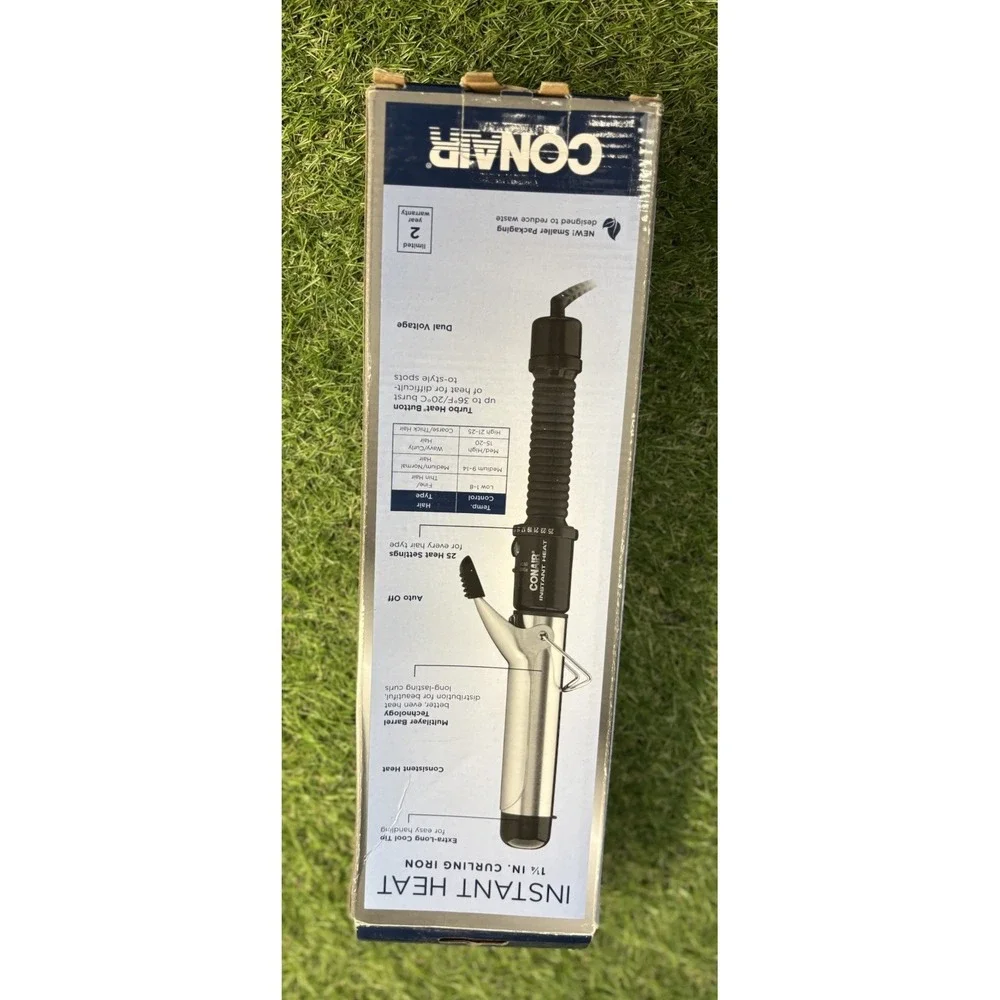 Conair Instant Heat Curling Iron  Heat Up‎ Open Box